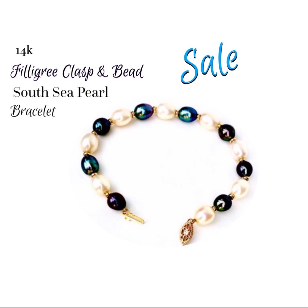 14k Pearl Bracelet SALE